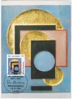 Germany Deutschland 1991 Maximum Card, Erich Buchholz, German Artist Painter Painting, Berlin - 1981-2000