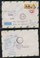 Brazil Brasil 1992 Airmail Cover VARGINHA To CARTAGENA Colombia Returned To Sender - Lettres & Documents