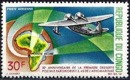 Congo (Braz) 1967 - Mi 142 - YT Pa 62 ( Airplane Sikorsky S-43 ) MNH** Airmail - Neufs