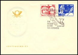 DDR / East-Germany: 'Voskhod-2 In Space – Launch, 1965', Mi. 1098-1099; Yv. 800-801; Sc. 762-763 FDC - Europa