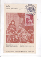 CPM SALON DE LA PHILATELIE 25 Mai 1946! - Esposizioni Filateliche