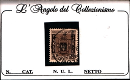 93461) ITALIA.Albania-20Q.Stemma - Segnatasse - 1 Marzo 1940  -USATO - Albanie