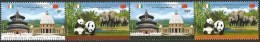 Côte D’Ivoire 2013 China Cooperation Panda Elephant Cathedral Palace Set Mint MNH - Costa D'Avorio (1960-...)