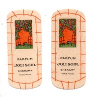 2 CARTES PARFUMÉES . PARFUM " JOLI SOIR " . CHERAMY PARIS - Réf. N°24499 - - Zonder Classificatie