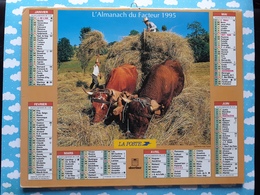 CALENDRIER DU FACTEUR ALMANACH TRAVAUX DES CHAMPS  1995 - Grand Format : 1991-00