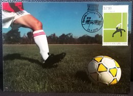 Olympic Games Sports Maximum Card 2015 Olympics Hong Kong Football Soccer Type G - Cartoline Maximum