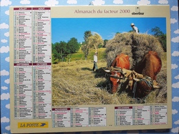 CALENDRIER DU FACTEUR ALMANACH RAMASSAGE DU FOIN  2000 - Grand Format : 1991-00