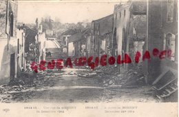 54 - NOMENY - UNE RUE  24 DECEMBRE 1914 - Nomeny