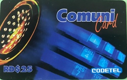 DOMINICAINE  -  Prepaid  - Comuni-Card - Codetel -  RD$25 - Dominicana