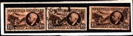 93478) ITALIA-.Albania-20 Q. Vittorio Emanuele III - POSTA AEREA - 4 Agosto 1939  -UN PEZZO-USATI - Albanien