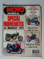 MOTO JOURNAL N°956 Sept 1990 Spécial Nouveautés 53 Modèles 1991,Guide Complet Bol D'OR,Guzzi California,Cross... - Auto/Moto