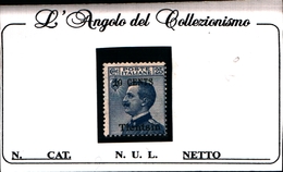 93488) ITALIA-10 C. Su 25 C...Emissioni Ordinarie Sopras. Tientsin E In Moneta Cinese (centesimi O Dollari) - 1918 -MLH* - Tientsin