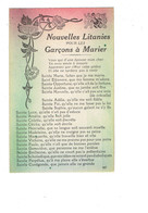 Cpa - Nouvelles Litanies Pour Garçons à Marier - Langage Des Prénoms - MARIE ADELE SOPHIE CECILE COLETTE ELEONORE - Noces