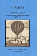 France, The BALLOON POSTS Of PARIS 1870-71, Gaetano Vullo Collection, Auction Catalogue - Auktionskataloge