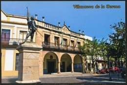 ESPAÑA / SPAIN / ESPAGNE - Villanueva De La Serena, Plaza De España, Monumento Pedro De Valdivia - Other & Unclassified