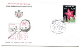 RC 16224 MONACO 2003 NOEL FDC 1er JOUR TB - FDC