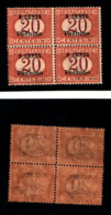 93510) ITALIA-QUARTINA DEL 8 C. Su 20 C.Segnatasse, Soprastampati Pechino E In Centesimi Cinesi -1918-MNH** - Pékin