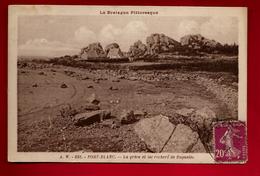 CPA 22 Penvénan Port Blanc La Grève Et Les Rochers De Buguélès - Ed Waron A.W. 832 - CAD 9-07-1937 - Penvénan