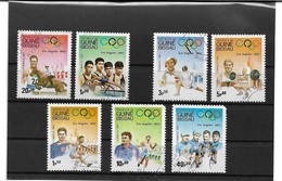 6010x: Guinea Bissau, Serie Aus 1983, LA 1932 Gestempelt Auf Steckkarte - Verano 1932: Los Angeles