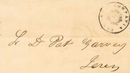 1847. CADIZ A JEREZ. Marca COMPAÑIA DEL SOL (P.E.33) Edición 2004. MAGNIFICA. - Altri & Non Classificati