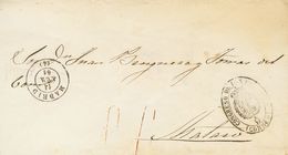 1861. MADRID A MATARO. Marca De Franquicia CONGRESO DE LOS DIPUTADOS / (CORREO). MAGNIFICA. - Autres & Non Classés