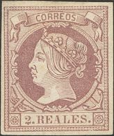 2 Reales Lila. MAGNIFICO. Cert. COMEX. - Other & Unclassified