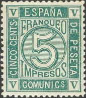 5 Cts Verde. Excepcional Centraje Y Color Muy Nítido. PIEZA DE LUJO. - Otros & Sin Clasificación