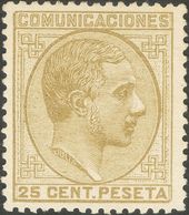 25 Cts Sepia Oliva. Excelente Centraje. MAGNIFICO. - Other & Unclassified
