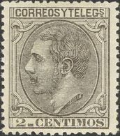 2 Cts Gris Negro. Excelente Centraje. MAGNIFICO. - Other & Unclassified