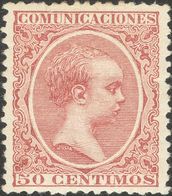 50 Cts Carmín. Excelente Centraje. MAGNIFICO. - Other & Unclassified