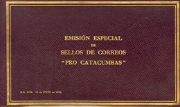 Carnet Completo Incluyendo La Serie Completa Pro Catacumbas Con Las Sobrecargas TOLEDO Y SANTIAGO. MAGNIFICO Y MUY RARO. - Other & Unclassified