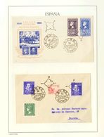 1950. Espectacular Colección Especializada De La Serie Del Centenario Del Sello Español, Conteniendo Numerosas Cartas Ci - Autres & Non Classés