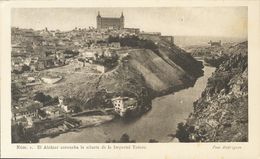 Conjunto De Catorce Tarjetas Postales Fotográficas (numeradas De La 1 A La 14) Del Alcázar De Toledo Con Imágenes De Ant - Otros & Sin Clasificación