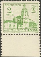 2 Pts Verde. RONDA. MAGNIFICO Y RARO. (Allepuz, 13) - Other & Unclassified