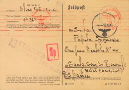 1942. Tarjeta Postal Desde El Frente Ruso FELDPOST Nº23863 A SANTA CRUZ DE TENERIFE. El Feldpost Corresponde Al Regimien - Autres & Non Classés