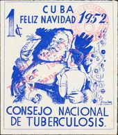 1 Ctvo Ultramar. CONSEJO NACIONAL DE TUBERCULOSIS, Con Sobrecarga TUBEX 1959. MAGNIFICO Y RARO. - Otros & Sin Clasificación