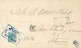1908. 50 Cts Verde. Certificado De SANTA ISABEL A CHARLOTTENBURG (ALEMANIA). MAGNIFICA. - Other & Unclassified