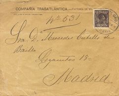 1908. 50 Cts Violeta. Certificado De RIO DE ORO A MADRID. Al Dorso Llegada. MAGNIFICA. - Other & Unclassified