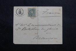 PORTUGAL - Enveloppe à Entête De Lisbonne Pour La France En 1899, Affranchissement Plaisant - L 56132 - Briefe U. Dokumente