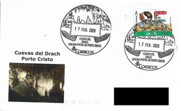 SPAIN. POSTMARK DRACH CAVE. PORTO CRISTO. 2020 - Other & Unclassified