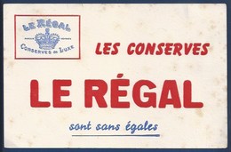 BUVARD - CONSERVES DE LUXE  " LE RÉGAL" - Alimentare