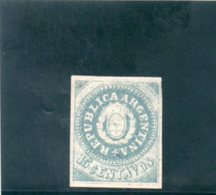 ARGENTINE 1862-4 SANS GOMME - Unused Stamps