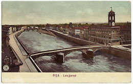 PISA - LUNGARNO - VIAGGIATA 1910 - - Pisa