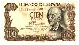 Billet >  Espagne >  100 Pesetas  1970 - 100 Peseten
