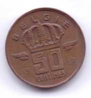 BELGIE 1957: 50 Centimes, KM 149 - 50 Centimes