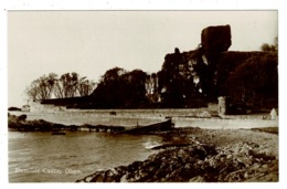 Ref 1348 - Early Real Photo Postcard - Dunollie Castle - Oban Argyll & Bute - Scotland - Argyllshire