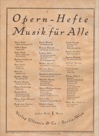 Spartito Musik Fur Alle 125 GOTTERDAMMERUNG Di R. Wagner - Verlag Ullstein & Co - Compositeurs De Comédies Musicales