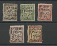 Grand Liban (1924) Taxe 6 A 10 (charniere) - Postage Due