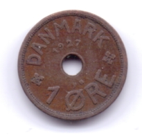 DANMARK 1927: 1 Öre, N, KM 826.2 - Dinamarca