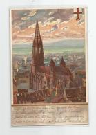 Cpa Lithographie  Freiburg Illustrateur Kipy Cachet 1898 - Other & Unclassified